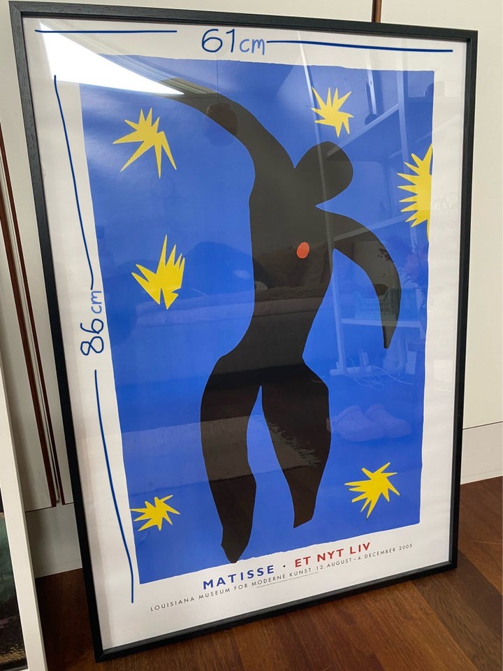 Plakat med ramme Matisse motiv: