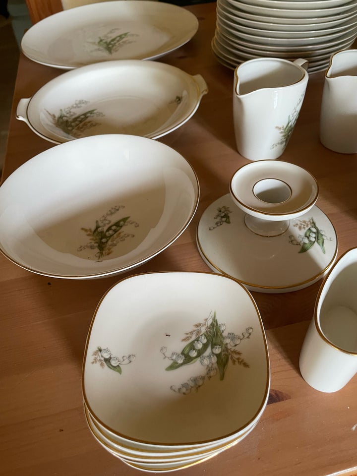 Porcelæn Kaffestel Liljekonval