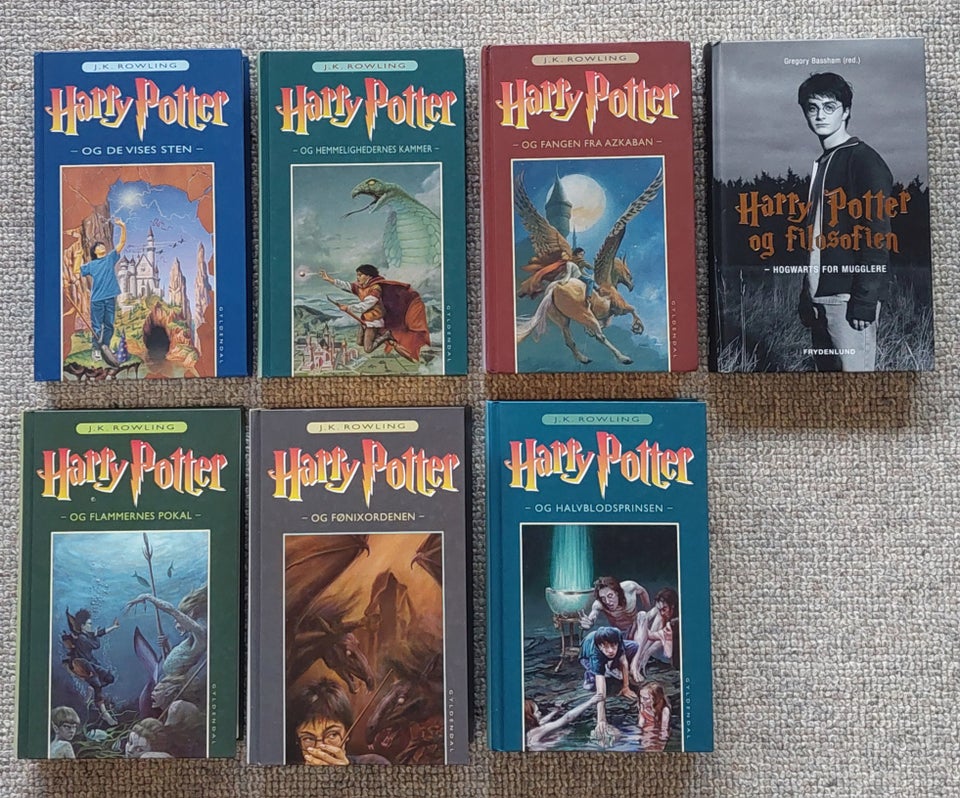 Harry Potter nr. 1-6 + filosofien,