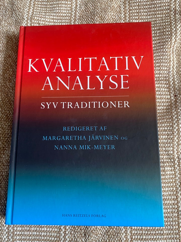 Kvalitativ analyse - Syv