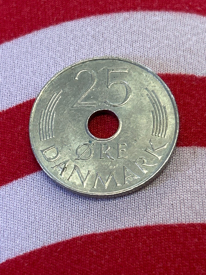 Danmark, mønter, 25 øre