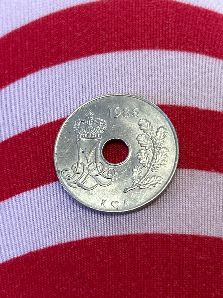 Danmark, mønter, 25 øre