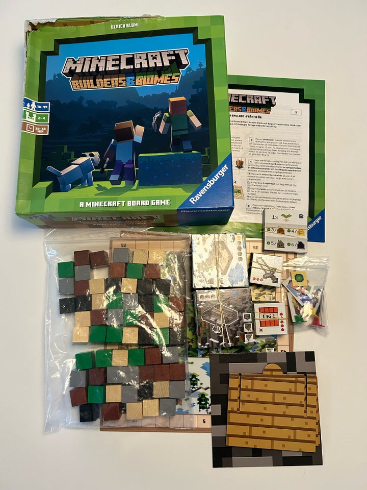 Minecraft Familiespil brætspil