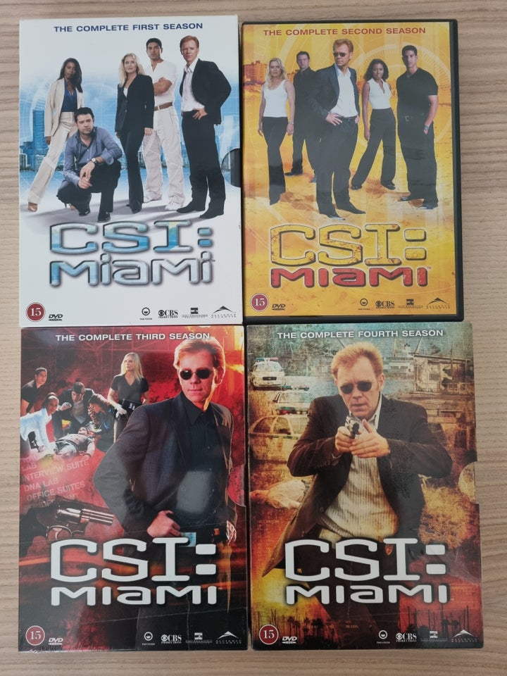 CSI: Miami 1-4 DVD krimi