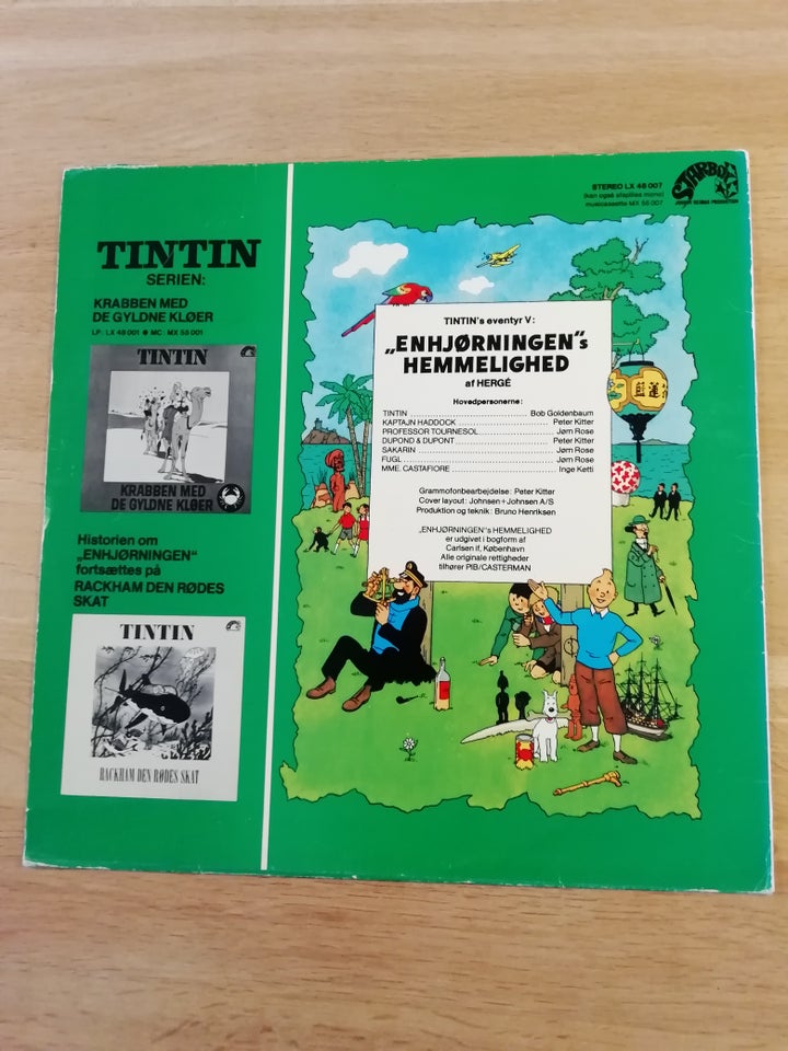 LP, TINTIN, ENHJØRNINGENS