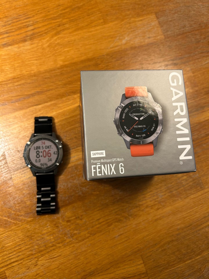 Løbeur, Fenix Sapphire 6, Garmin