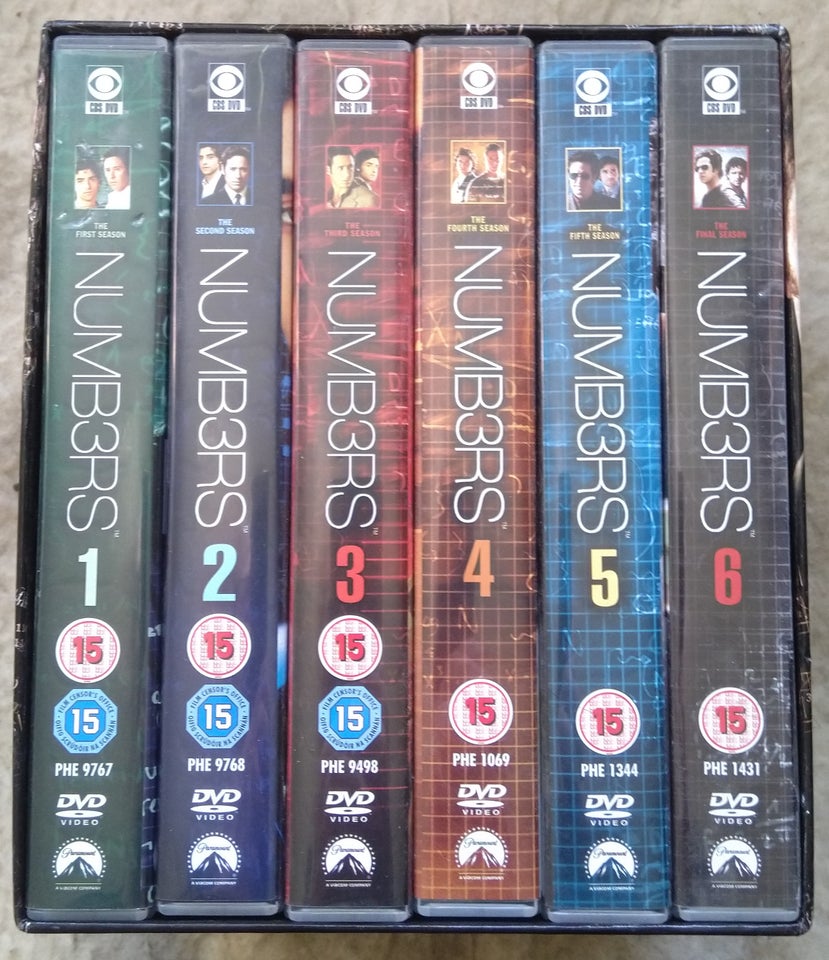 Numbers, DVD, TV-serier