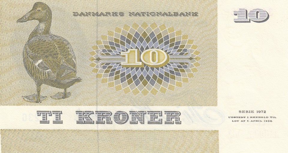 Danmark, sedler, 10 kr