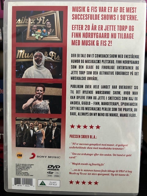 Musik  Fis 2, DVD, andet