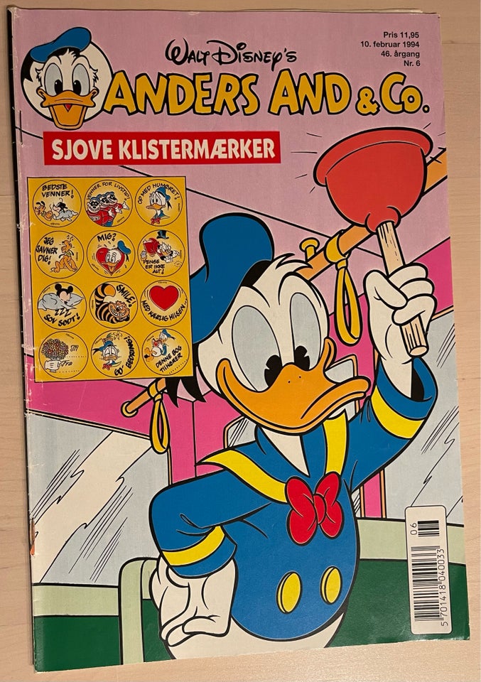 Anders And 1994 nr. 6. Inkl. 1 af 3