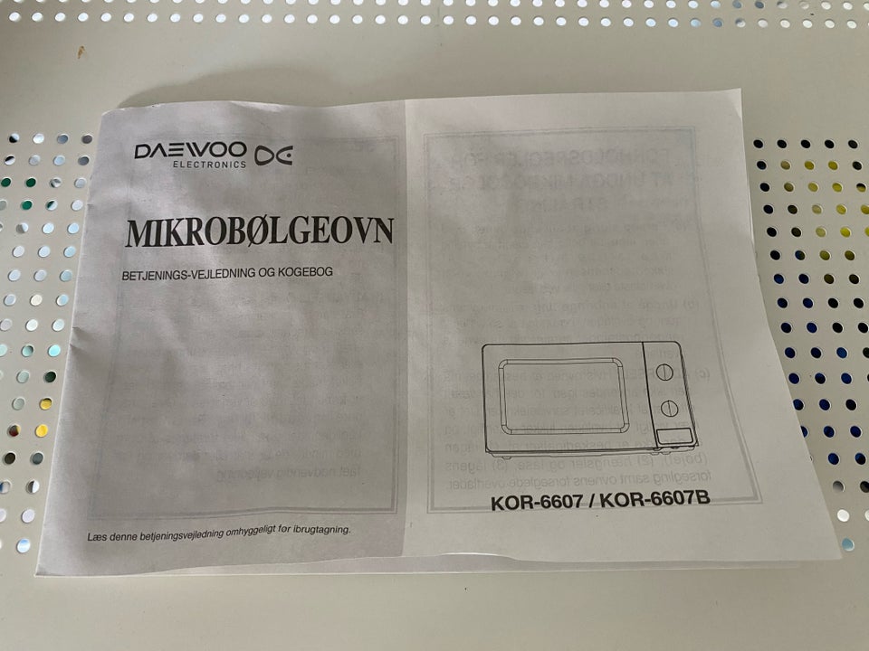 Mikrobølgeovn Daewoo