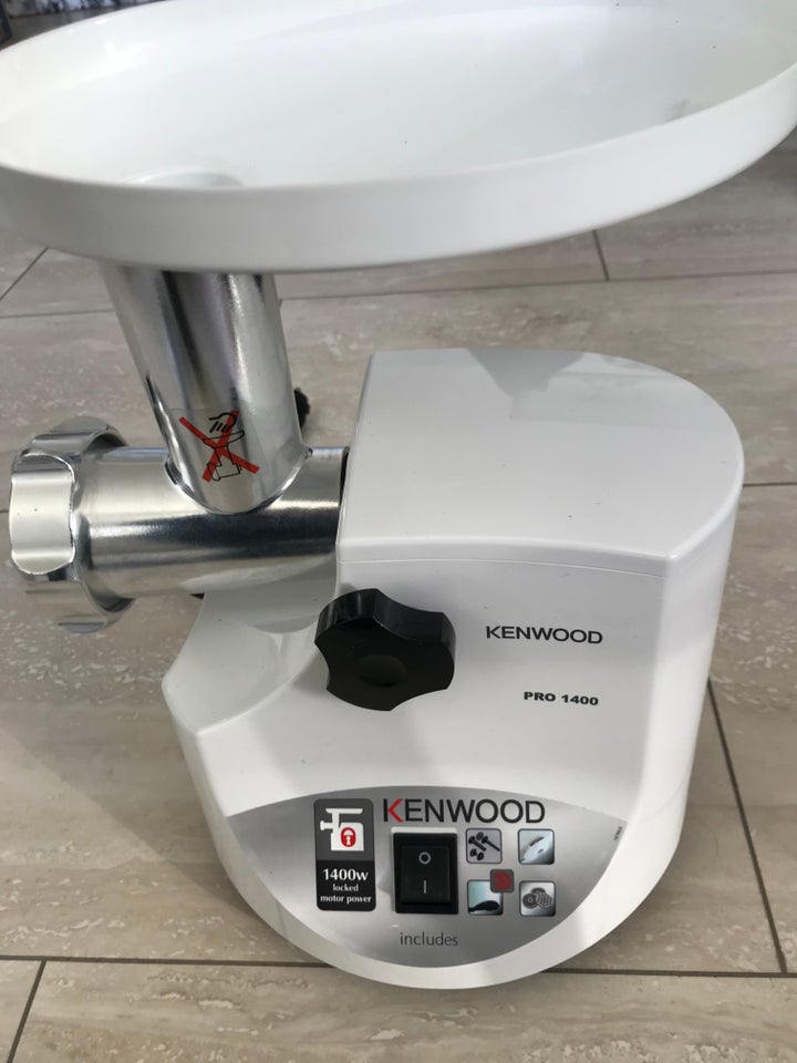 Kenwood PRO 1400 Kodhakker Hvid 1400 watt Its koral