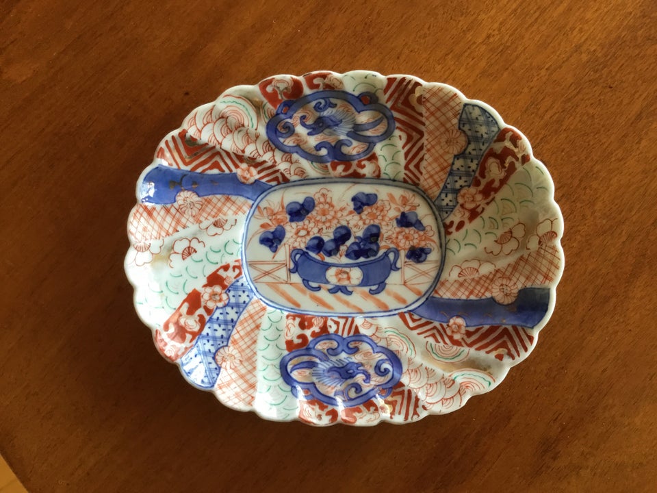 Oval gammel platte Japansk