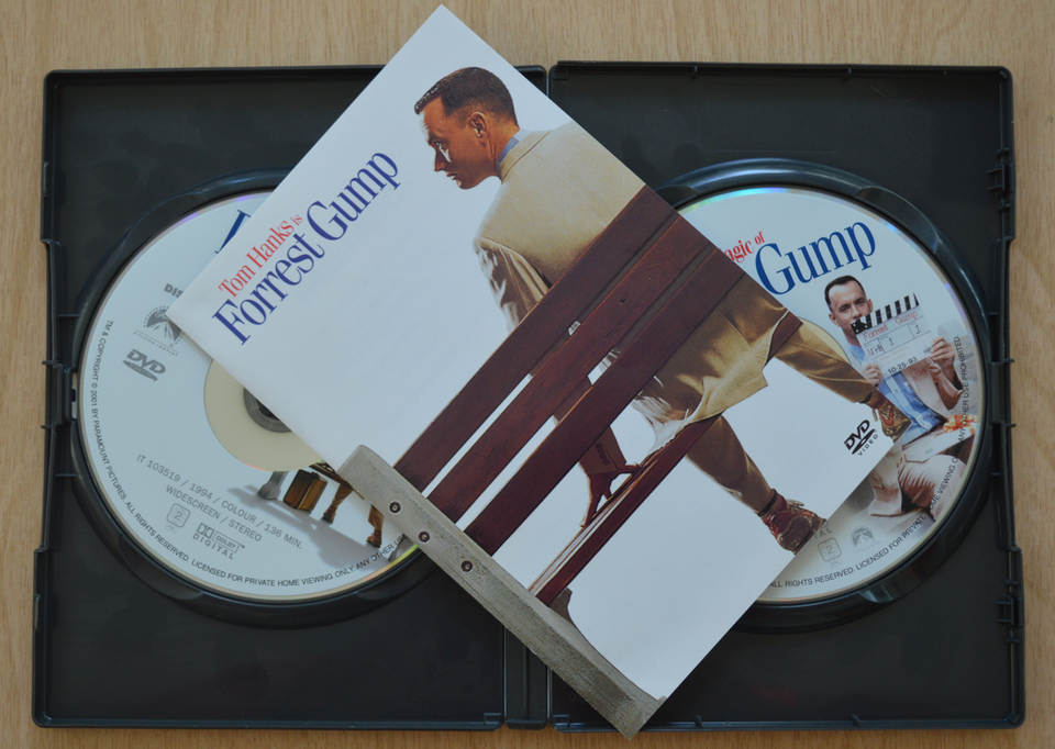 Forrest Gump , DVD, drama