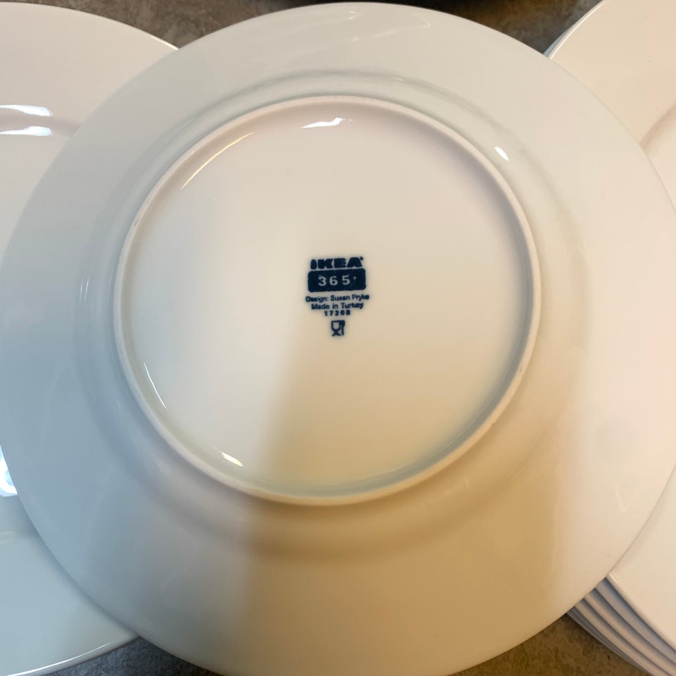 Porcelæn, Tallerkner, Ikea 365