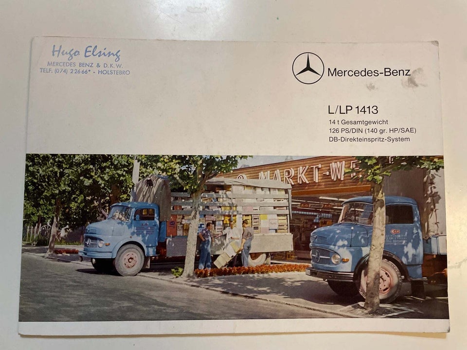 Mercedes LP 1413, emne: bil og motor