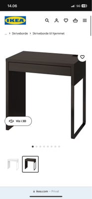 Skrivebord IKEA b: 73 d: 50 h: 75