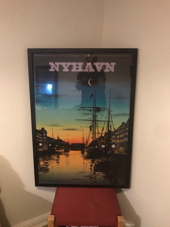 Plakat, Bo bonfils, motiv: Nyhavn