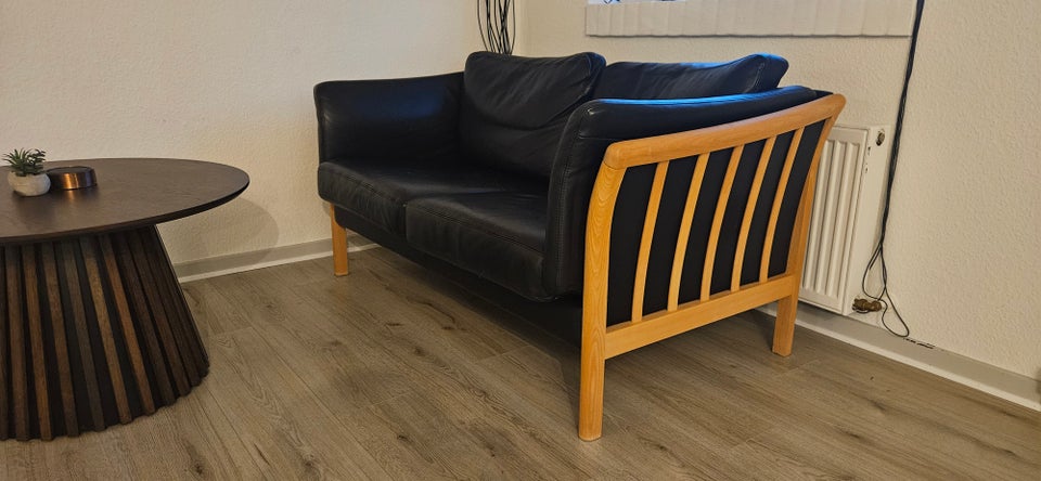 Sofa, læder, 2 pers.