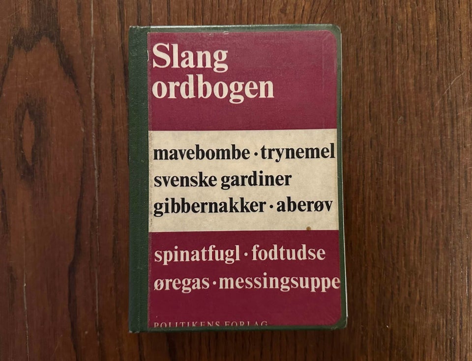 Slang Ordbogen 1974, anden bog