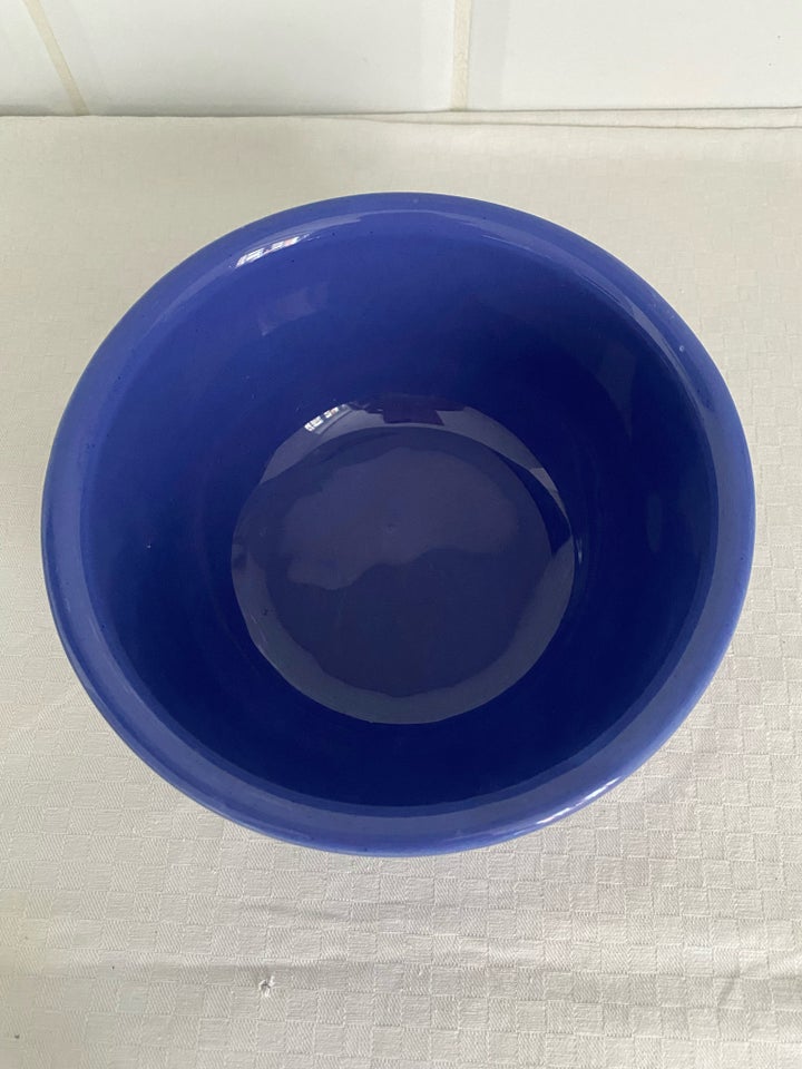Porcelæn Blå / lilla skål i