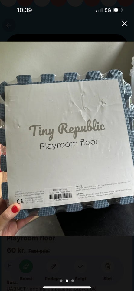 Legetæppe, Legegulv/playroom