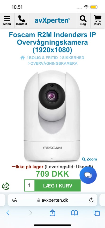 Overvågningskamera Foscam