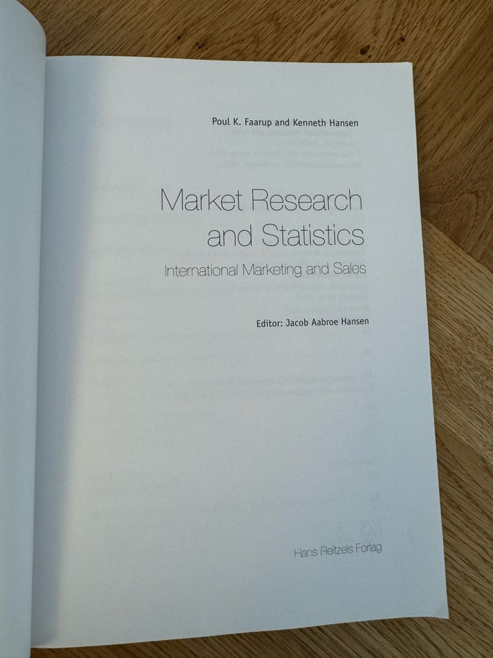 Market research and Statistics,