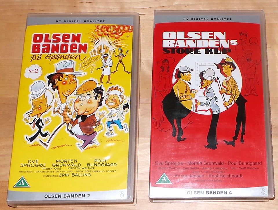 Komedie, 2 x Olsenbanden,