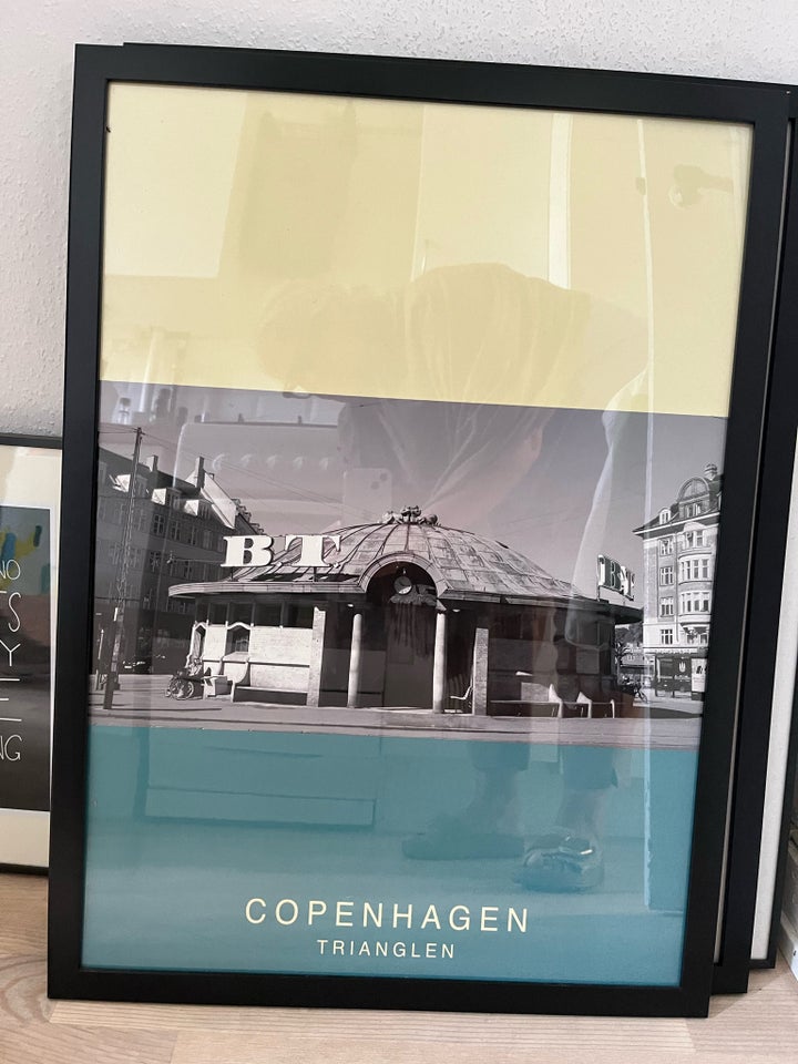 Plakat i tamme motiv: Østerbro