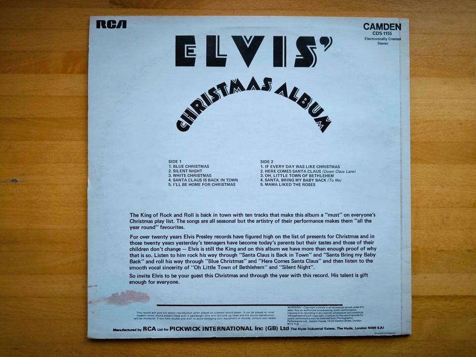 LP, Elvis Presley