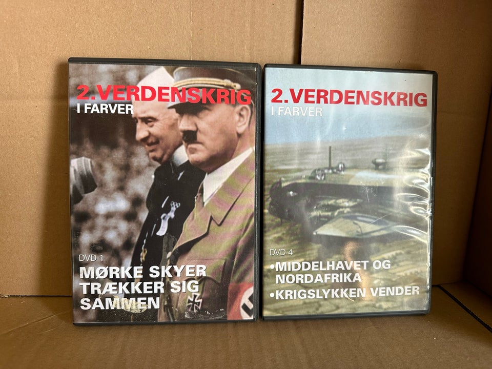 2. verdenskrig i farver, DVD,