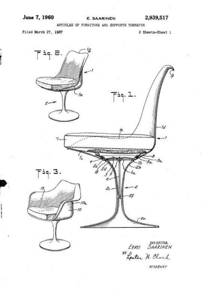 Knoll tulip chair , Knoll