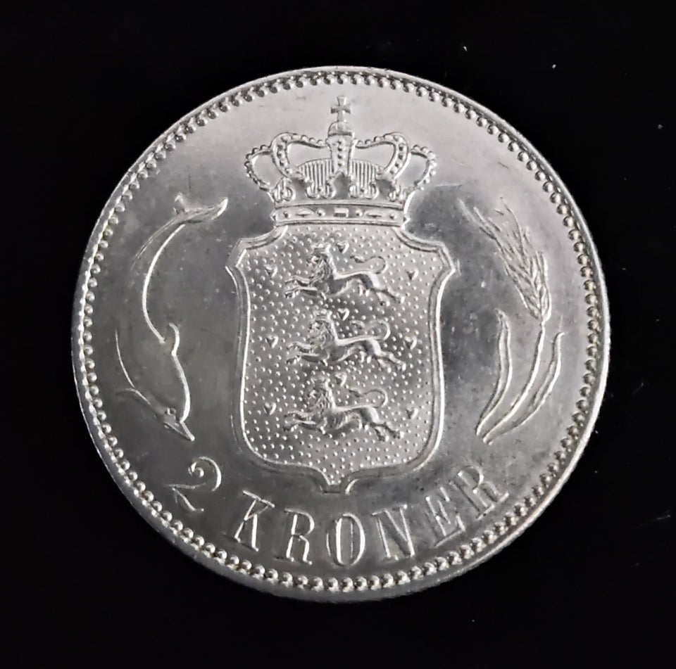 Danmark, mønter, 2 kroner