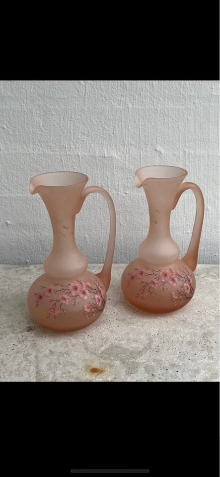 Glas Kande vase Vintage antik