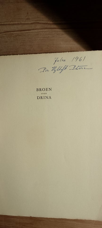 Broen over Drina, Ivo Andric,