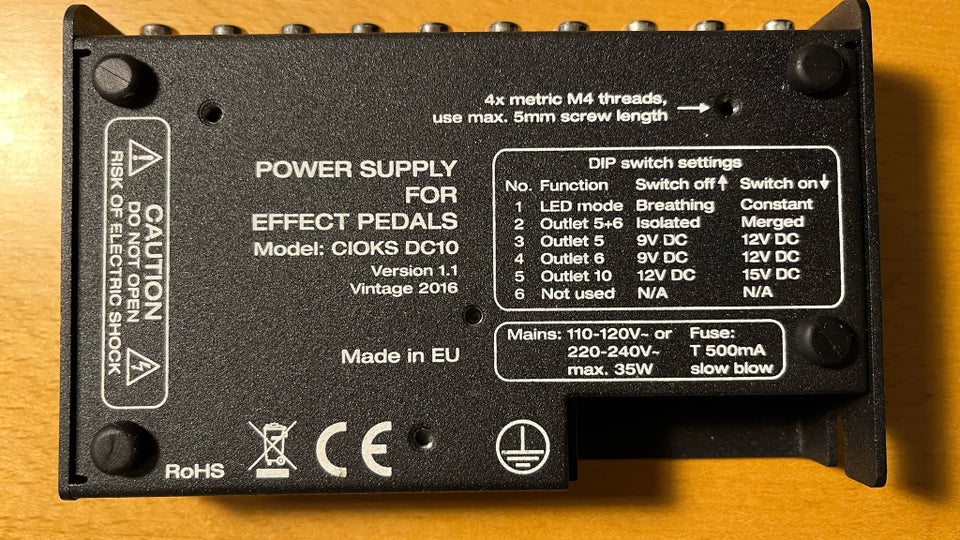 Cioks DC10 Power Supply, Cioks DC10