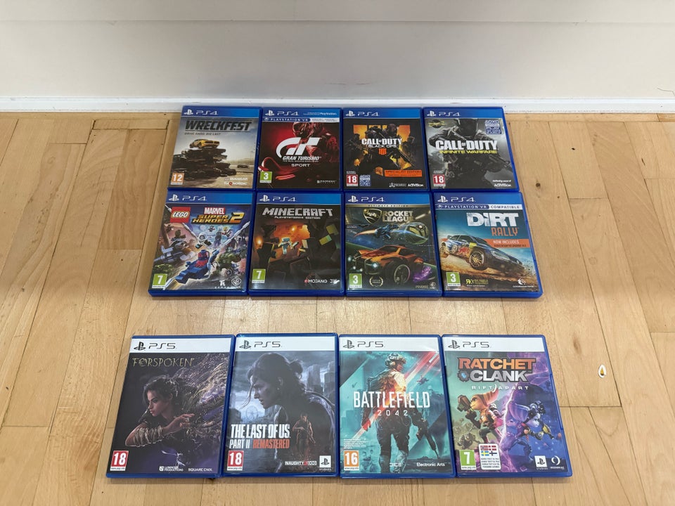 Spil til ps4 og ps5, PS4