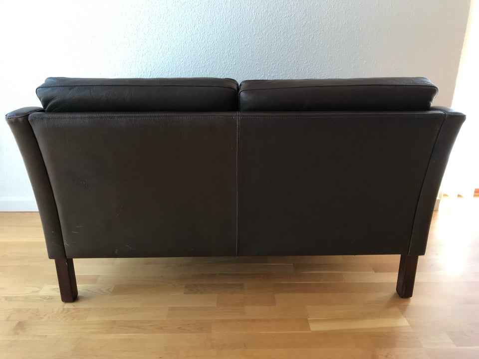 Sofa, læder, 2 pers.