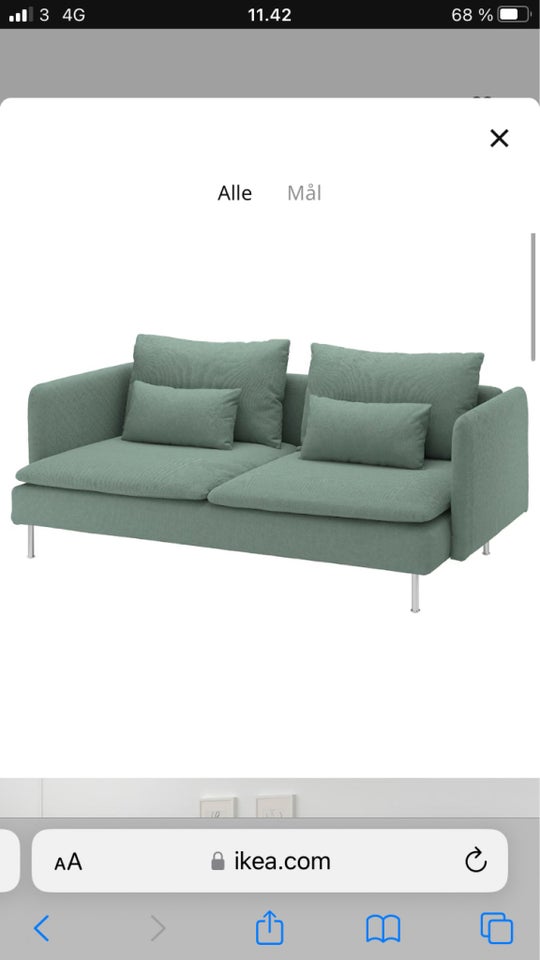 Tilbehør til sofa, Ikea