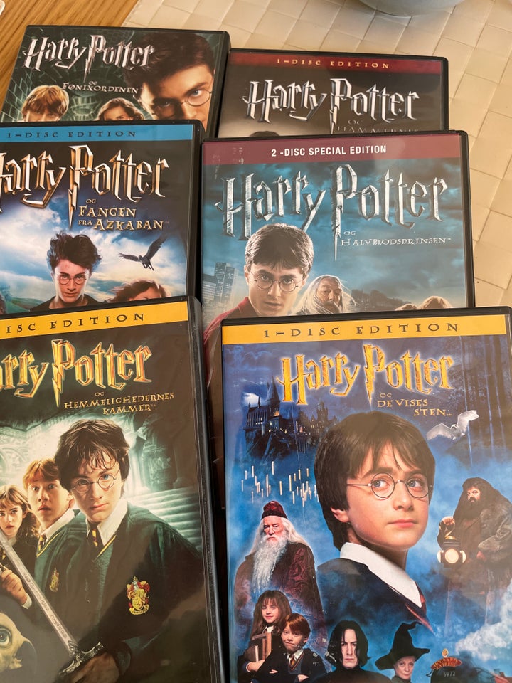 Harry Potter, DVD, eventyr