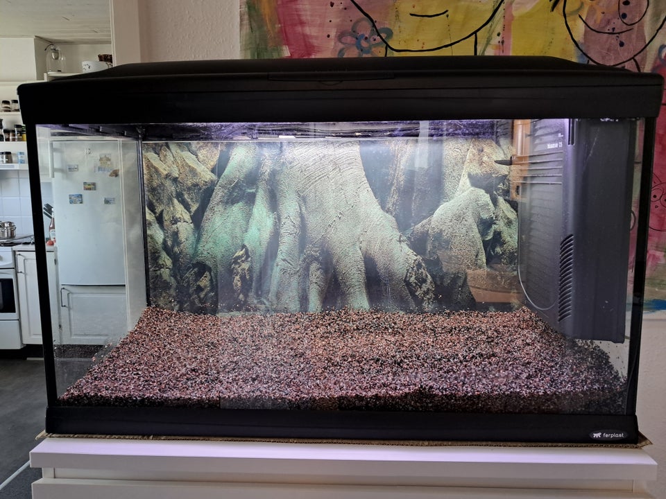 Akvarium, 126 liter, b: 80 d: 35 h: 45