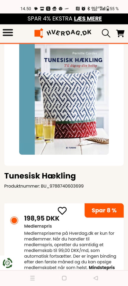 Tunesisk hækling Pernille