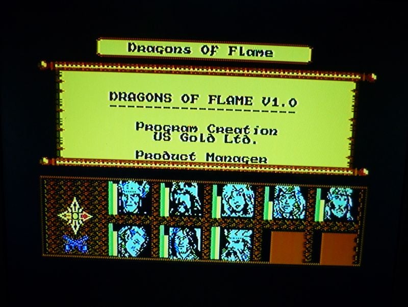 Dragons of the Flame, Commodore 64