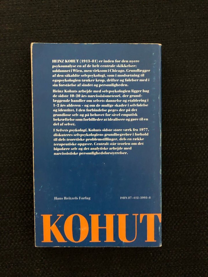 Selvets psykologi, Heinz Kohut,