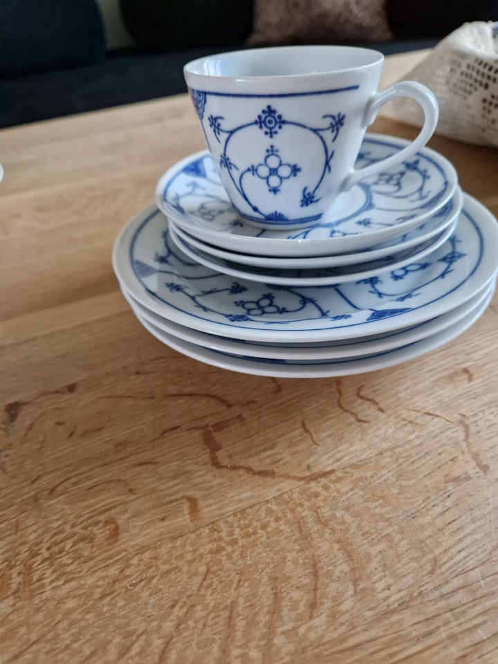 Porcelæn Muselmalet Kaffestel