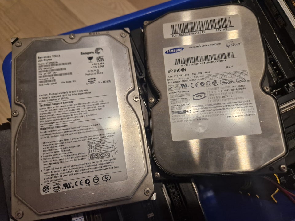 Seagate Samsung mfl 250 GB