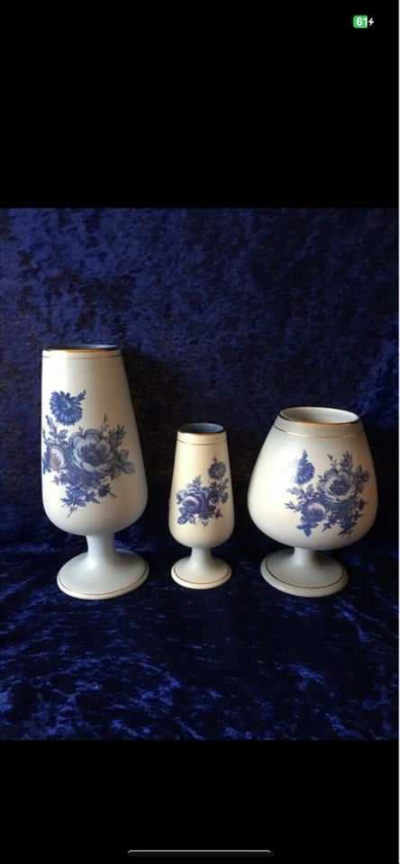 Porcelæn BLUE ROSE GOUDA HOLLAND