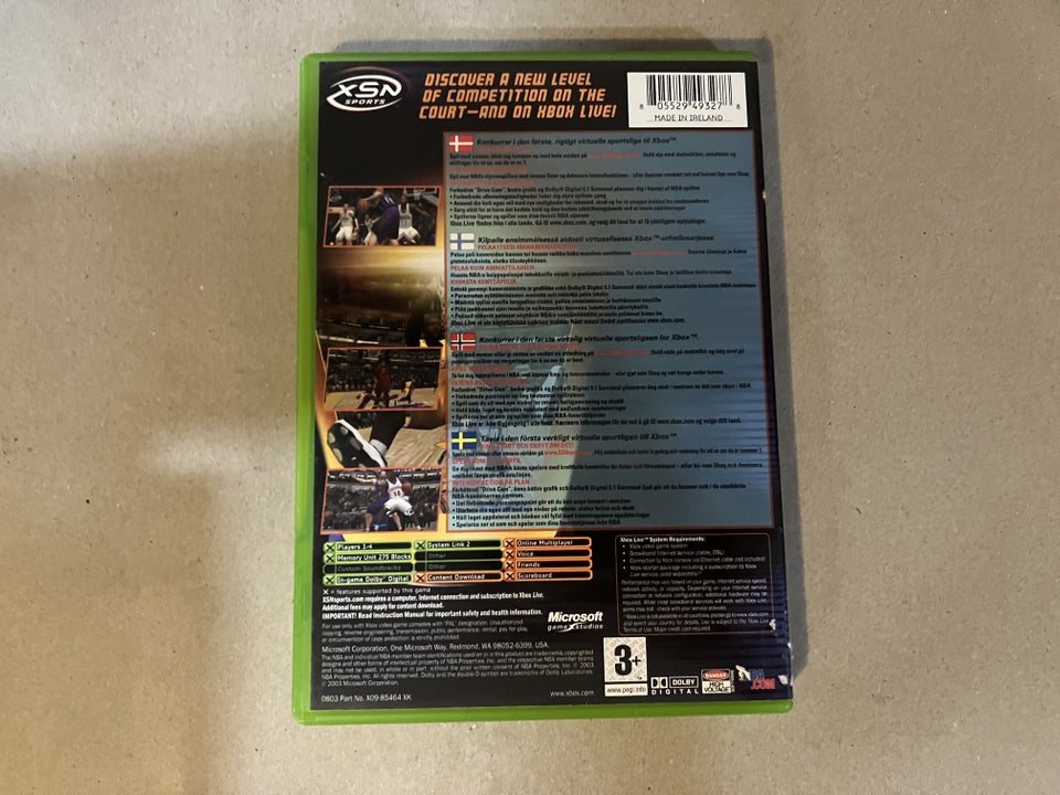 NBA Inside Drive 2004, Xbox