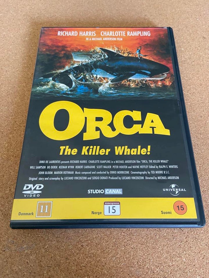 Orca, The Killer Whale!., DVD